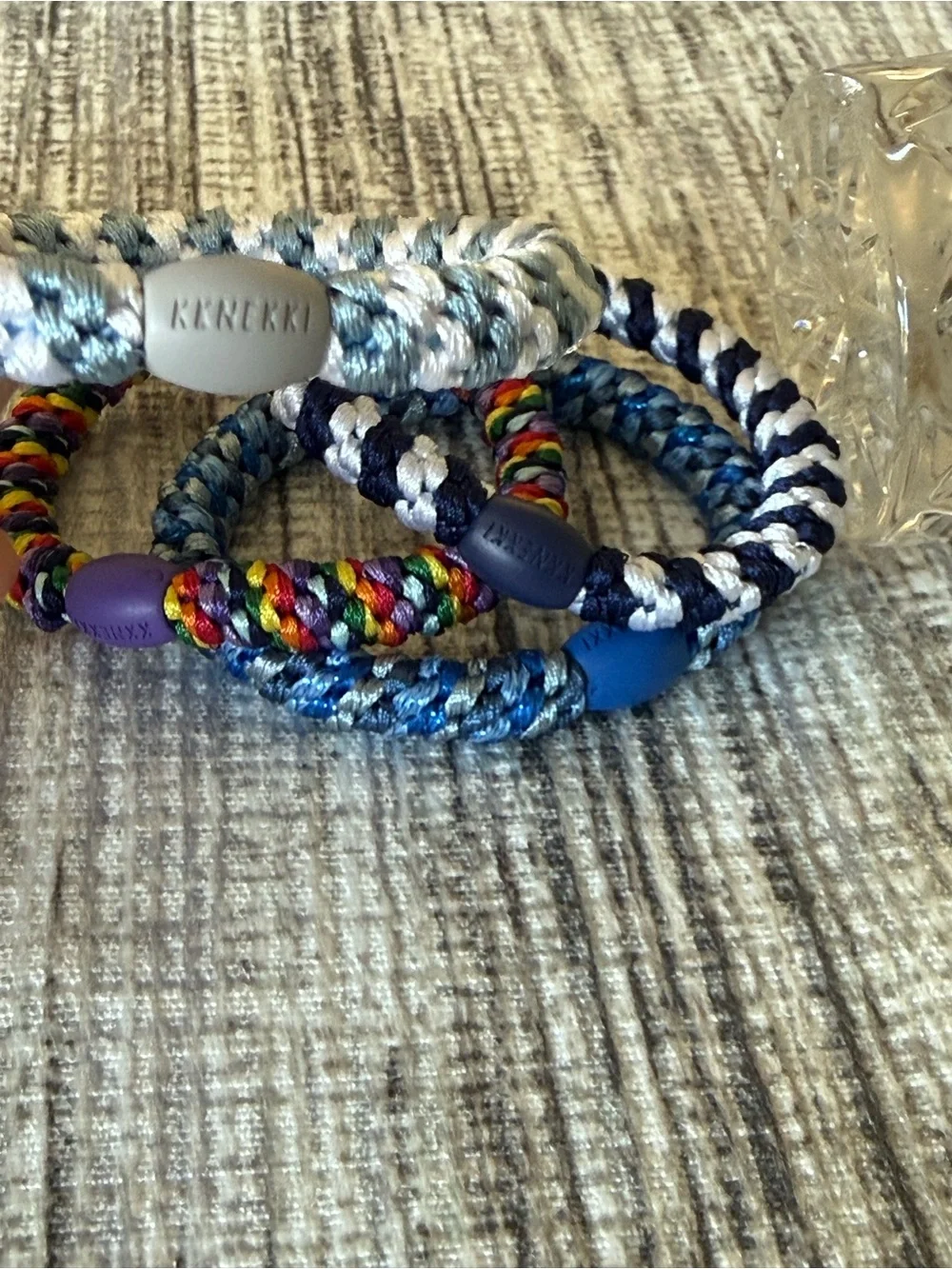 Authentic original KKNEKKI hair ties. Set of 4